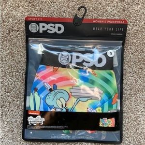 NWT SPONGEBOB women’s S boy short underwear